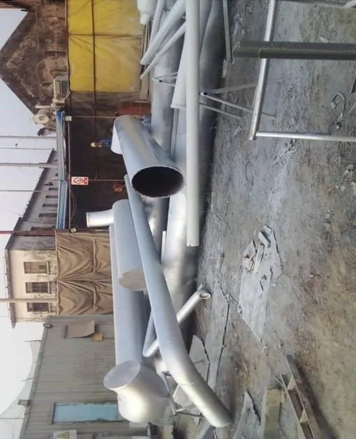 Pipe spools ready for installation
