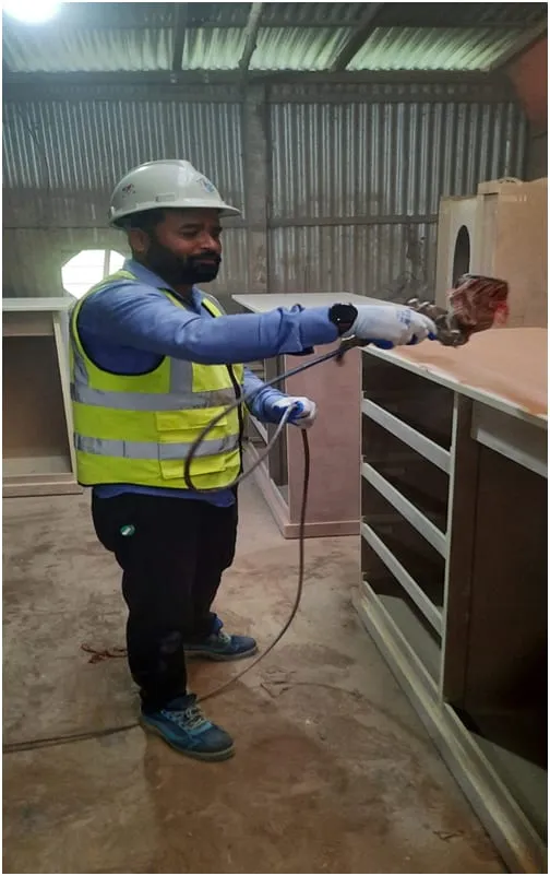 Precision fitting on site
