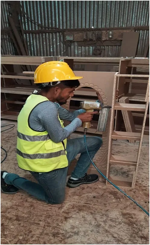 Drilling and fixing works